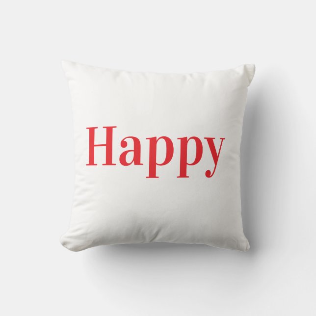 Almofada Happy Coussin décoratif (Frente)