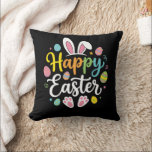 Almofada Happy Easter Bunny Rabbit Funny Easter Day Women<br><div class="desc">Happy Easter Bunny Rabbit Funny Easter Day Women Girls</div>