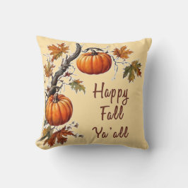 Almofada Happy Fall Ya all - Pumpkin