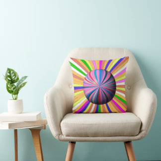 Almofada Happy Stripes with Center Sphere