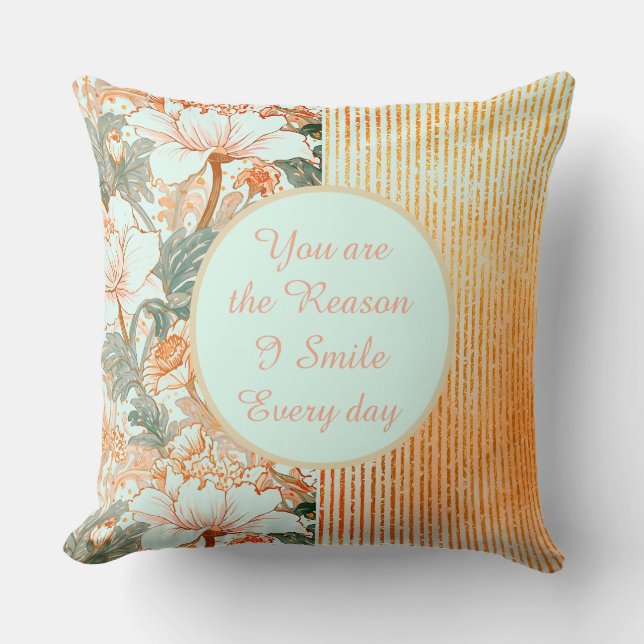 Almofada Happy Valentine's Day,Romantic,You are the Reason (Frente)