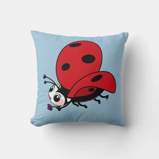 Almofada Happy Wings Ladybug (Frente)