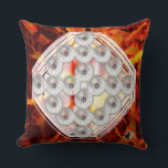 Almofada Hard Rock<br><div class="desc">HARD ROCK! Carbon atoms. Bundles of energy composed of 6 Protons, 6 Neutrons and 6 electrons. Forged deep in the crucible of the Earth’s crust under extreme heat (2200º Farenheit) and pressure (750 thousand pounds per square inch), carbon atoms strong covalent bonds can form crystal diamonds. Gem quality diamonds are...</div>