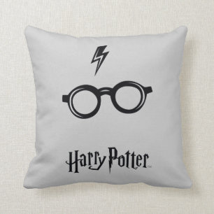 Almofada Harry Potter Cicatriz de Relâmpago e Óculos