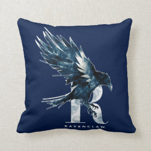 Almofada Harry Potter RAVENCLAW™ Raven Watercolor