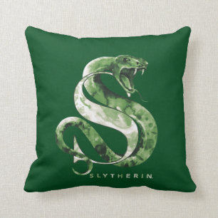 Almofada Harry Potter   SLYTHERIN™ Cobra Aquarela