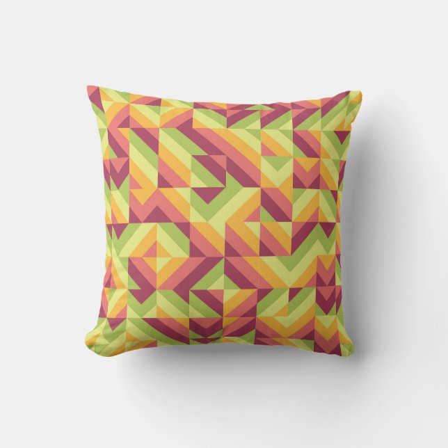 Almofada Harvest Chevron Mosaico (Frente)