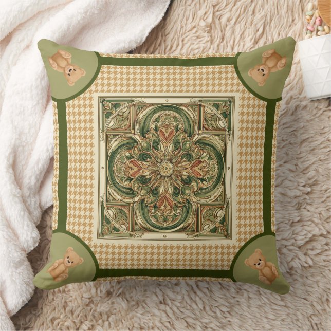 Almofada Haut Houndstooth, (Cobertor)