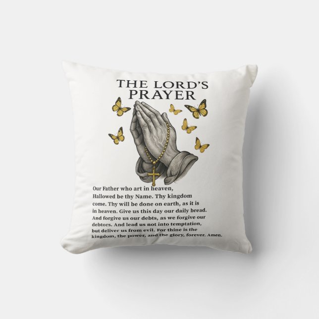 Almofada he Lord's Prayer  (Frente)