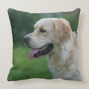 Almofada Headshot 2 2 do golden retriever