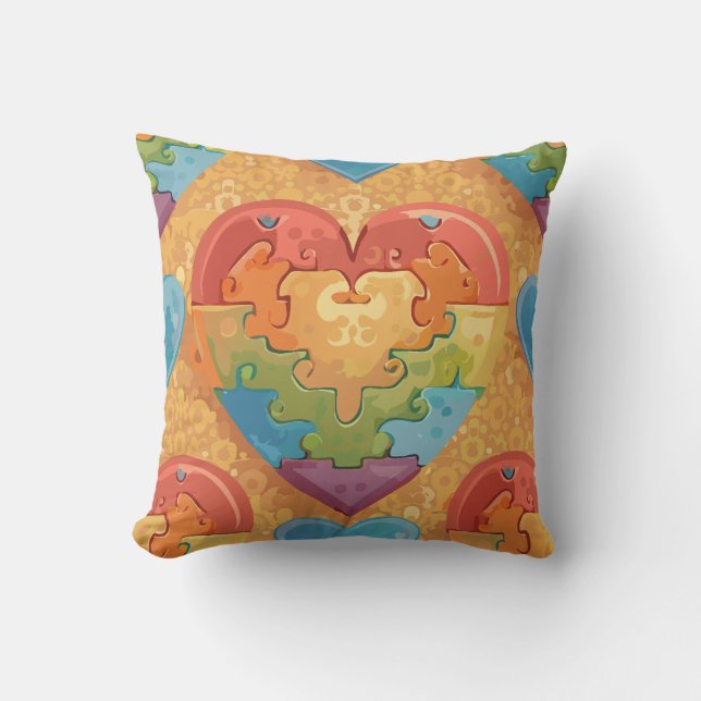 Almofada Heart autism (Frente)