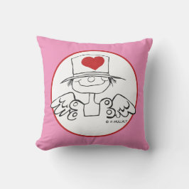 Almofada "Heart Fairy" Personalizado Travesseiro Rosa