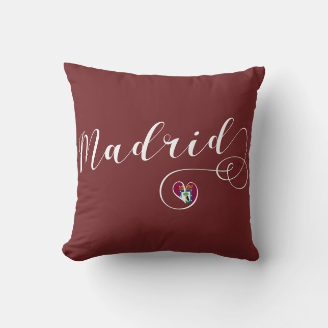 Almofada Heart Madrid Cushion, espanhol (Frente)