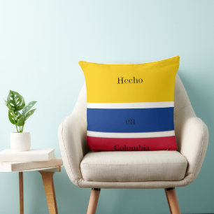 Almofada Hecho en Colombia Flag