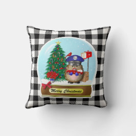Almofada Hedgehog Mail Carrier Snow Globe