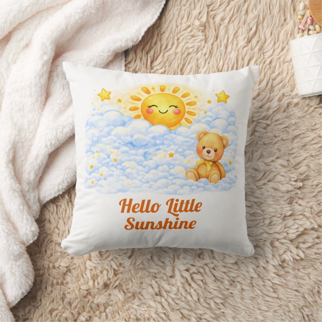 Almofada Hello Little Sunshine Sweet Baby Sky Blue (Cobertor)