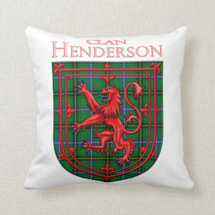 Almofada Henderson Tartan Scottish Xadrez Lion Rampant