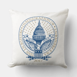 Almofada Herança do Presidente de Pé-Trump Inaugural Logoti