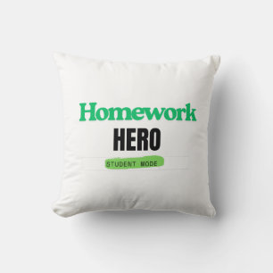 Almofada Herói da Casa: Estudante Modo Tee
