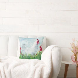 Almofada Herói de Hen e Poppies