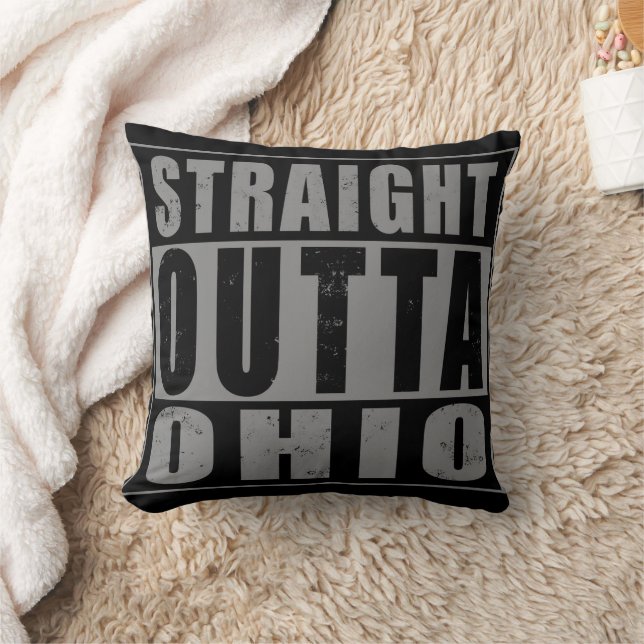 Almofada Hetero fora de Ohio Word Art (Cobertor)