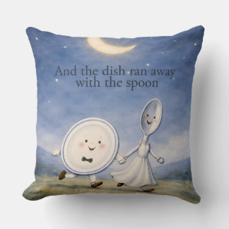 Almofada Hey Diddle Diddle Dish and Spoon Pillow