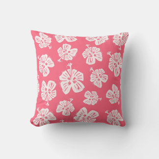 Almofada hibisco tropical para um pouco de paraíso em casa