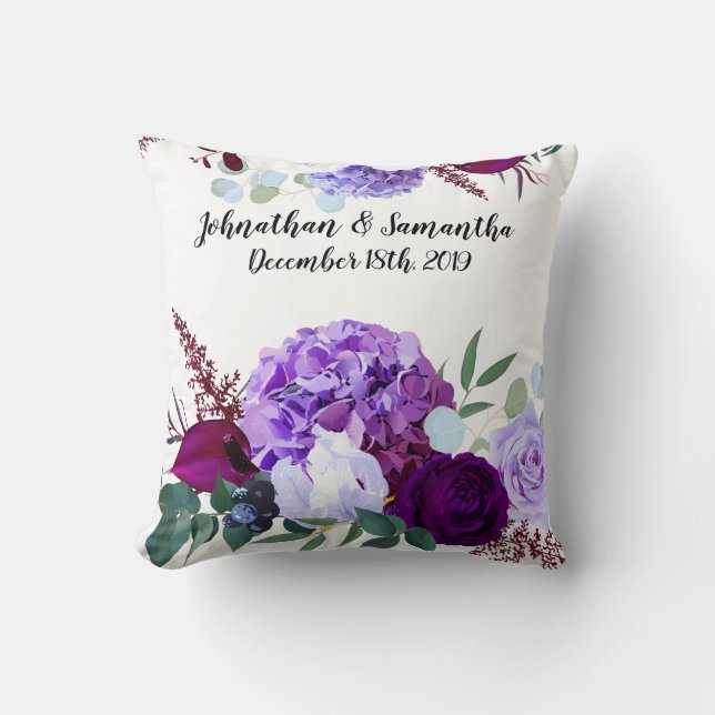 Almofada Hibiscu personalizado de Lavanda de Travesseiro de (Frente)