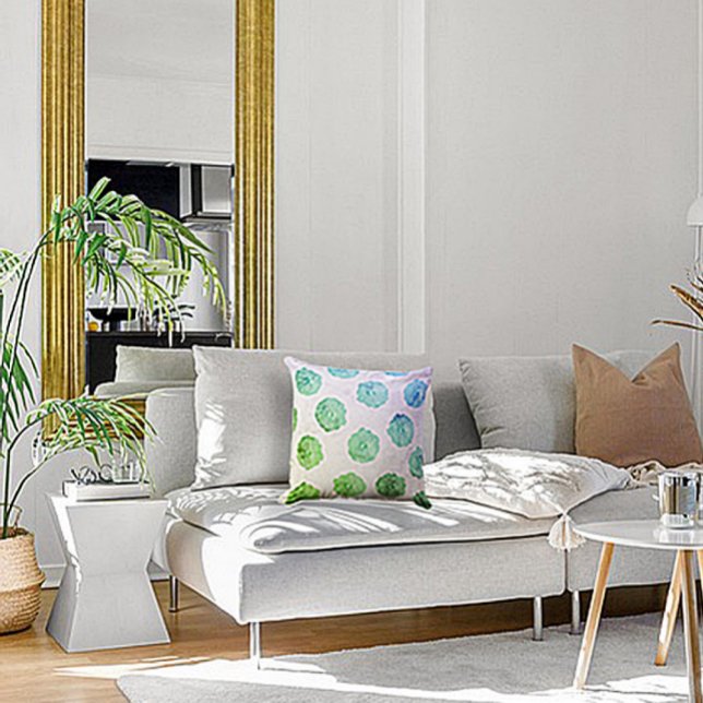 Almofada Hibiscus Medallion- Seaglass (Criador carregado)