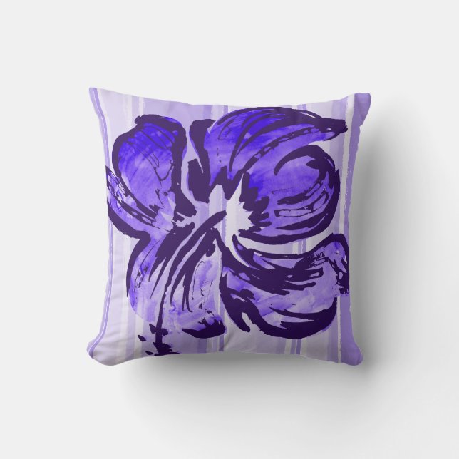 Almofada Hibiscus Reversible Square Travesseiro (Frente)