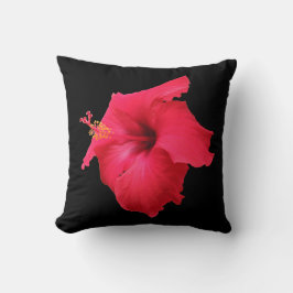 Almofada Hibiscus vermelho