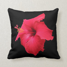 Almofada Hibiscus vermelho