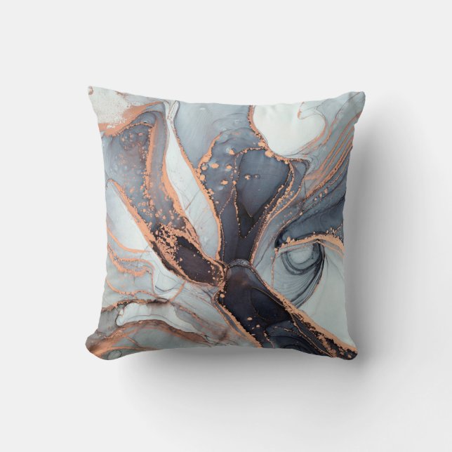 Almofada High resolution. Luxury abstract fluid art paintin (Frente)