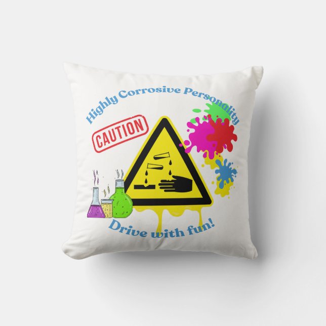 Almofada Highly Corrosive Personality Class 8 ADR Trucker (Frente)