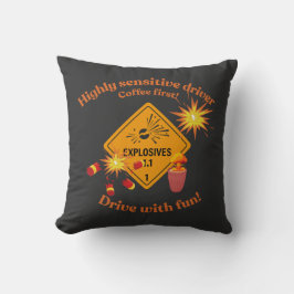 Almofada Highly Sensitive Driver: Coffee First!