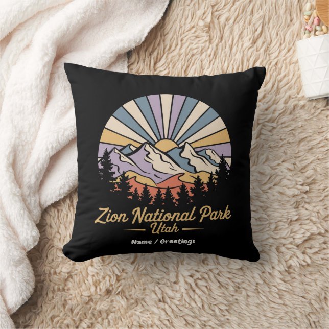 Almofada Hike Zion National Park Utah Explora Trilhos Cênic (Cobertor)