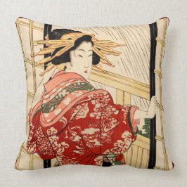Almofada Hikeyotsu no you no ame (Vintage impressão japonês
