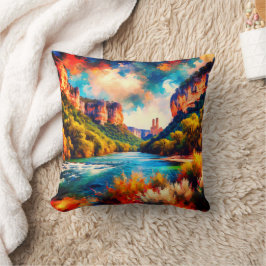 Almofada "Hill Country Haven: Texas Hill Country Landscape"