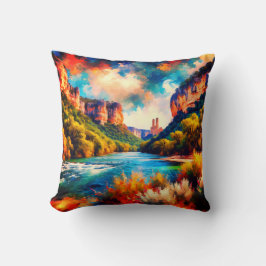 Almofada "Hill Country Haven: Texas Hill Country Landscape"