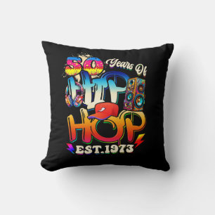 Almofada Hip Hop Music 50º Aniversário Black History Men D