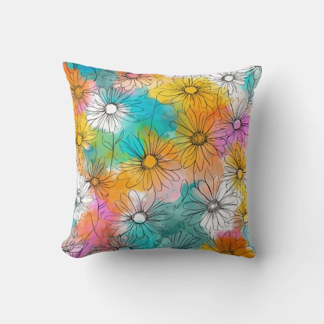 Almofada Hippie Aestético Home Decor Sofa Cushion (Frente)