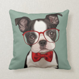 Almofada Hipster Boston Terrier