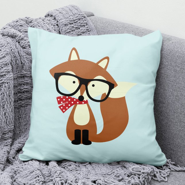 Almofada Hipster de Natal Fox (Criador carregado)