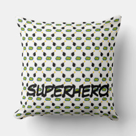 Almofada História em quadrinhos Super Herói NOME Pow Bang B