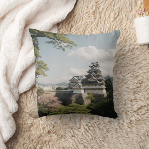 Almofada História Japonesa da Fortaleza Majestosa do Castel