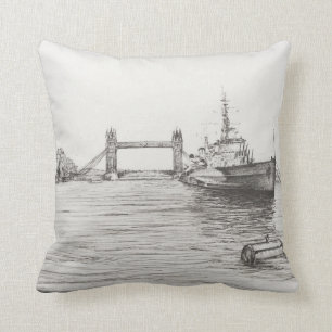 Almofada HMS Belfast no rio Tamisa London.2006
