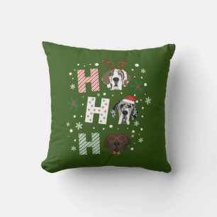 Almofada Ho Ho Grande Dane Feliz Natal