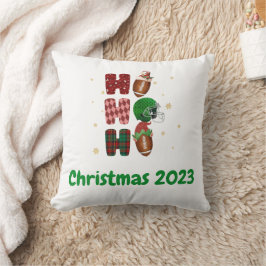 Almofada Ho Ho Ho Ho Holiday de Natal