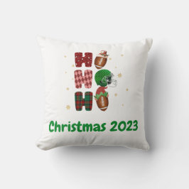 Almofada Ho Ho Ho Ho Holiday de Natal