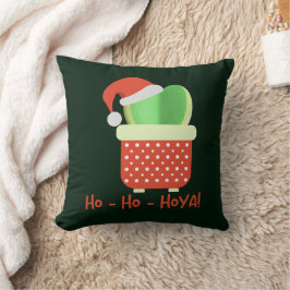Almofada Ho-Ho-Hoya Papais noeis de Natal bonitos Hoya Plan